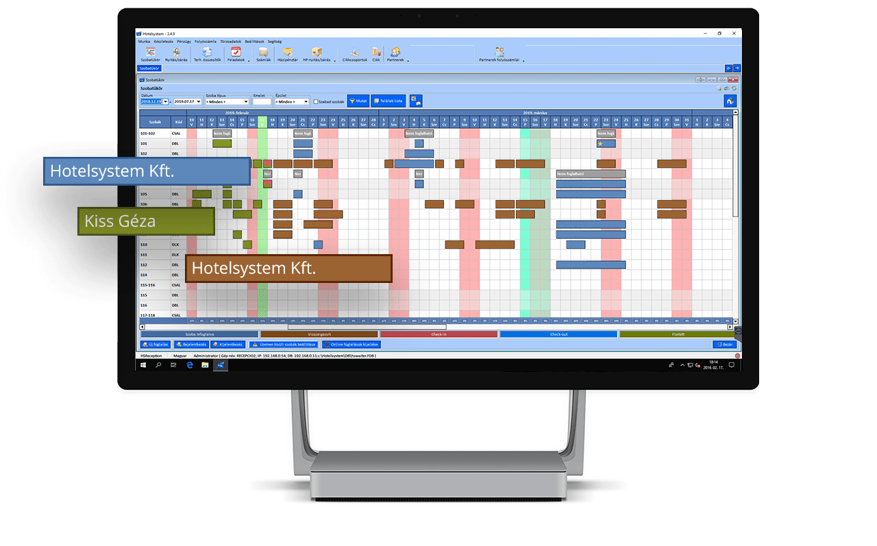 Szállodai ügyviteli rendszer
